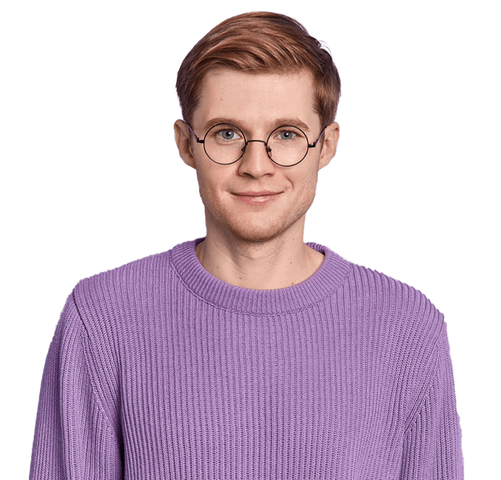 portrait of handsome blue eyed man wears basic swe 2021 08 31 09 15 32 utc